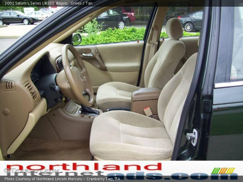 Green / Tan 2001 Saturn L Series LW300 Wagon