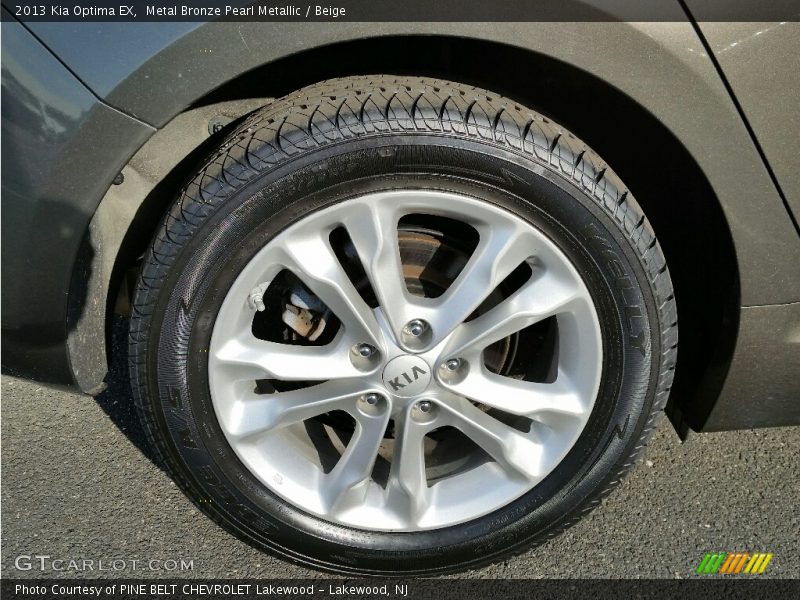 Metal Bronze Pearl Metallic / Beige 2013 Kia Optima EX