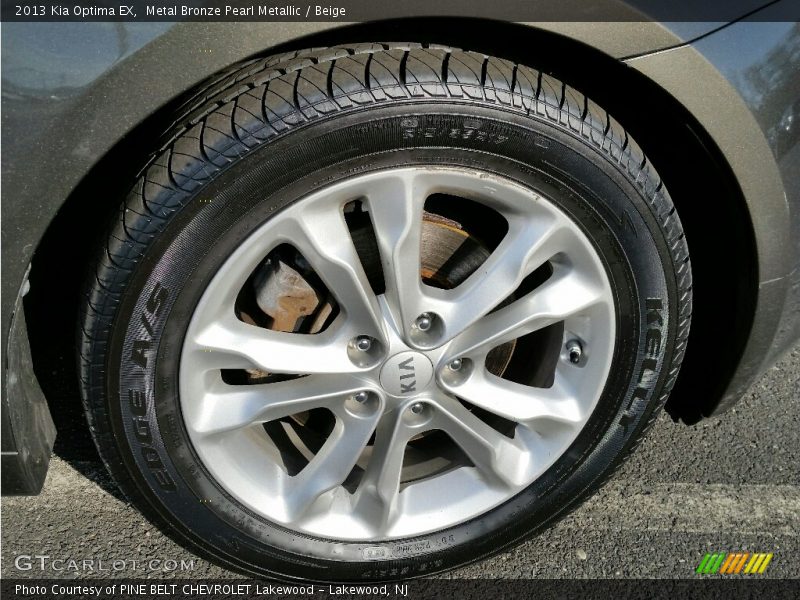 Metal Bronze Pearl Metallic / Beige 2013 Kia Optima EX