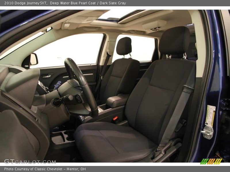 Deep Water Blue Pearl Coat / Dark Slate Gray 2010 Dodge Journey SXT