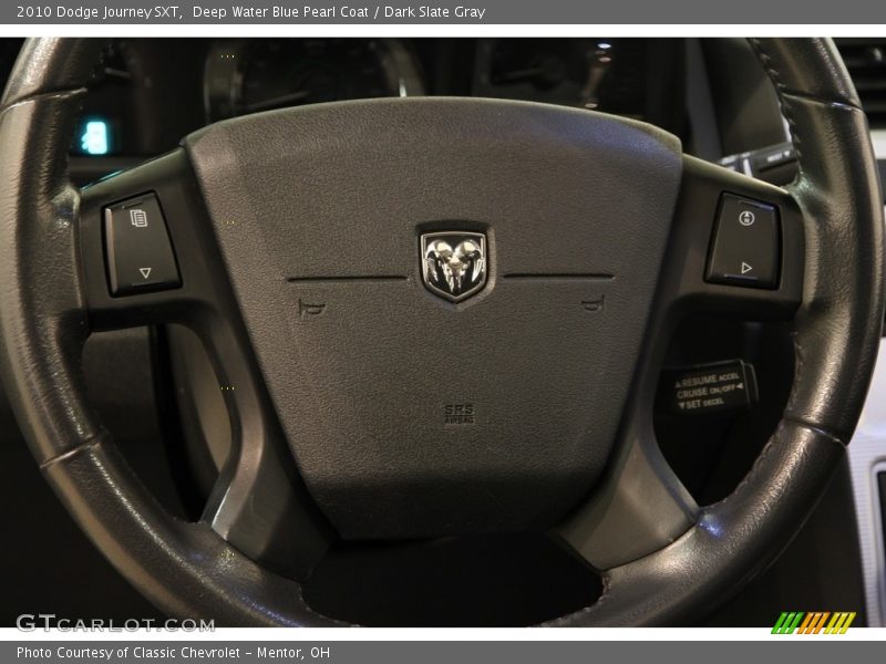 Deep Water Blue Pearl Coat / Dark Slate Gray 2010 Dodge Journey SXT