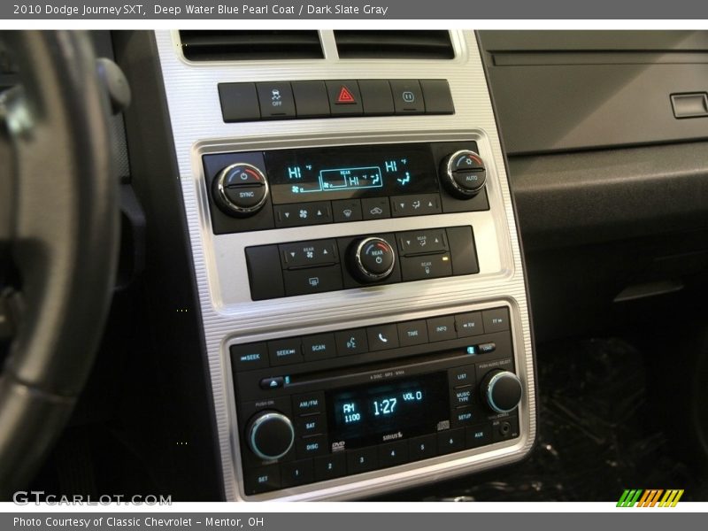 Deep Water Blue Pearl Coat / Dark Slate Gray 2010 Dodge Journey SXT