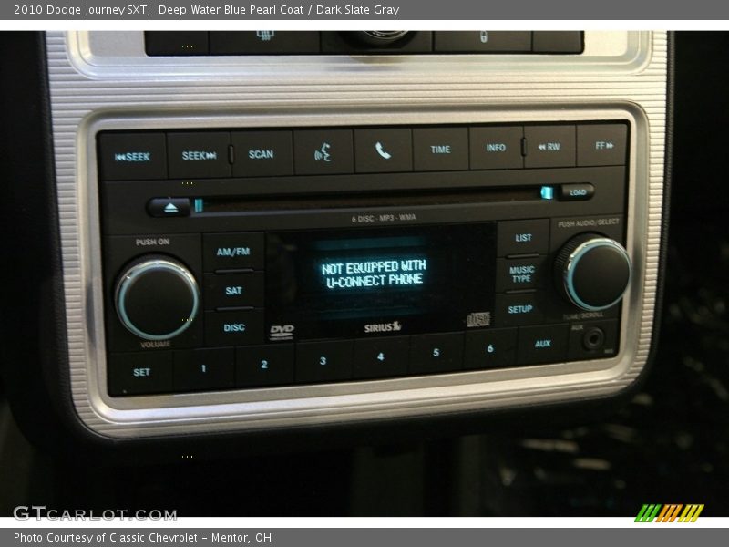 Deep Water Blue Pearl Coat / Dark Slate Gray 2010 Dodge Journey SXT