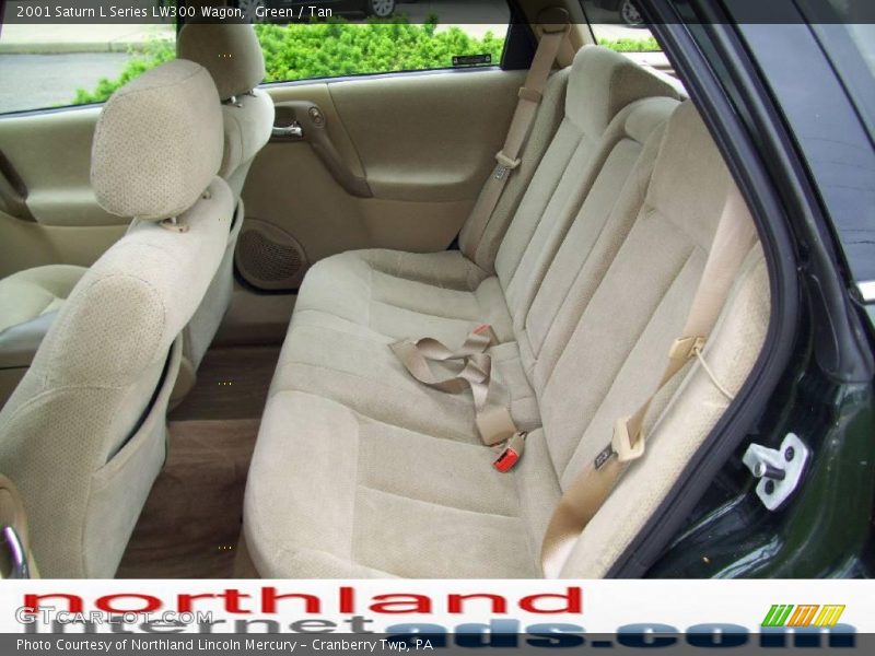 Green / Tan 2001 Saturn L Series LW300 Wagon