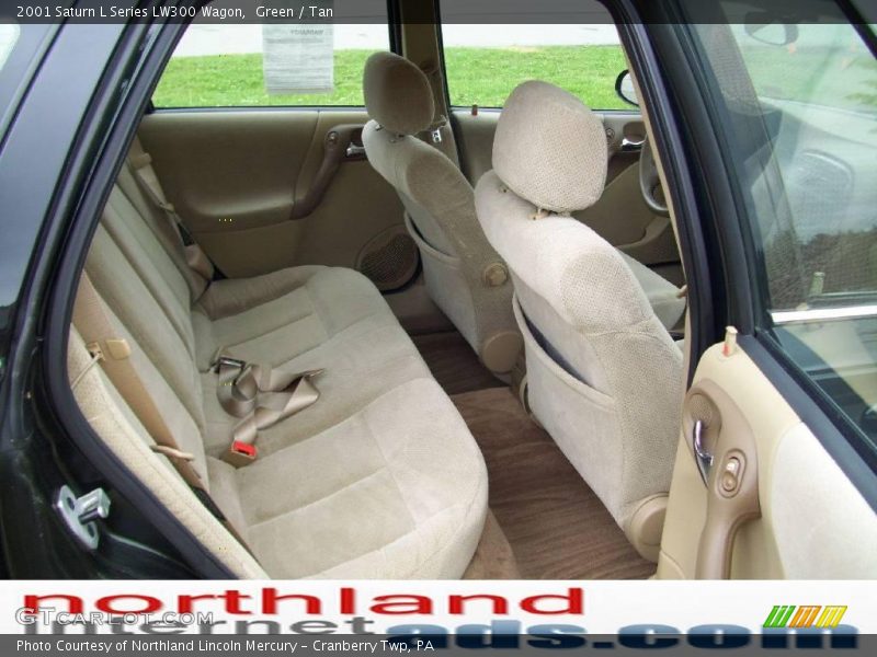 Green / Tan 2001 Saturn L Series LW300 Wagon