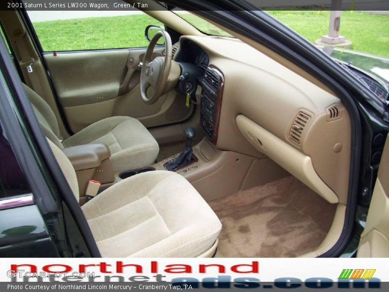 Green / Tan 2001 Saturn L Series LW300 Wagon