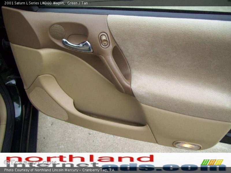Green / Tan 2001 Saturn L Series LW300 Wagon