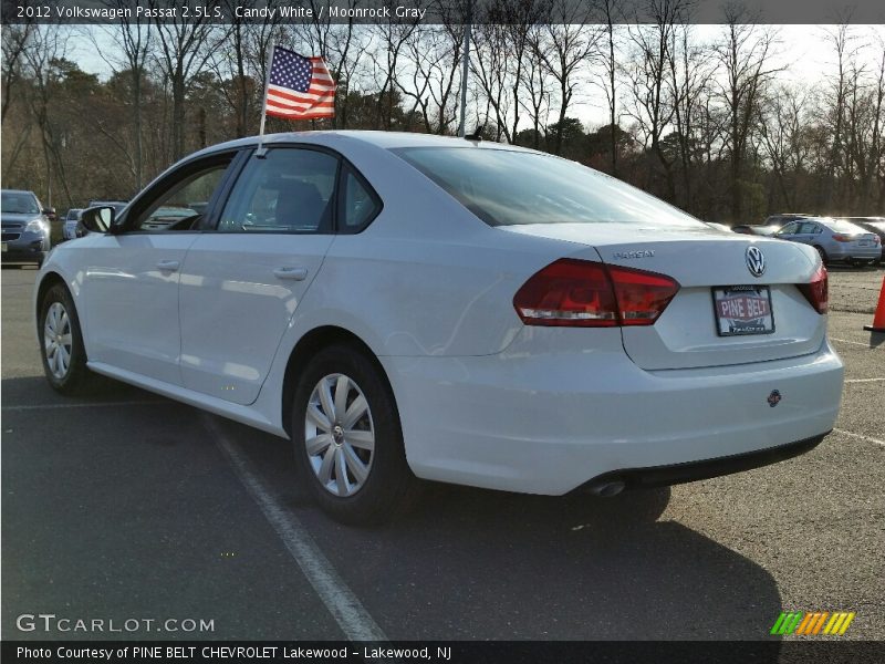 Candy White / Moonrock Gray 2012 Volkswagen Passat 2.5L S