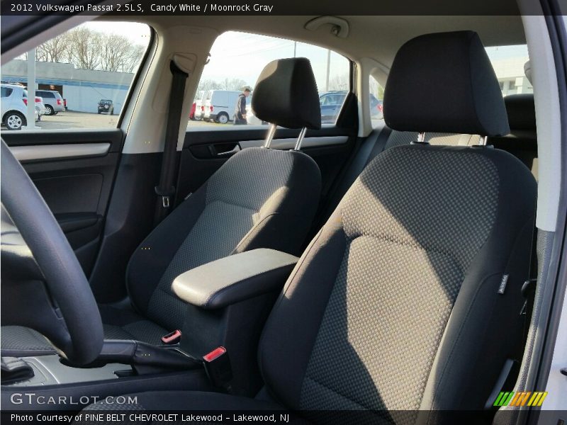 Candy White / Moonrock Gray 2012 Volkswagen Passat 2.5L S
