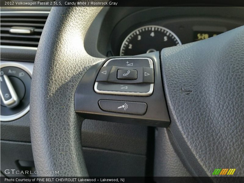 Candy White / Moonrock Gray 2012 Volkswagen Passat 2.5L S