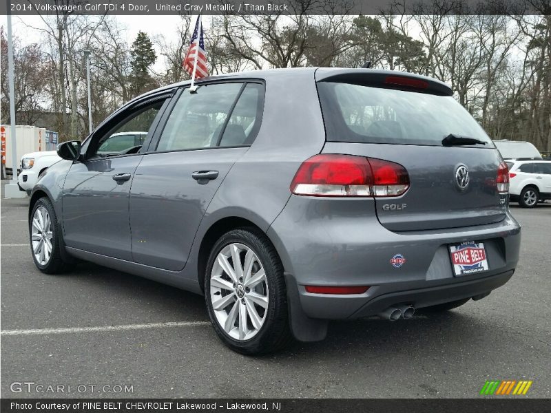 United Gray Metallic / Titan Black 2014 Volkswagen Golf TDI 4 Door