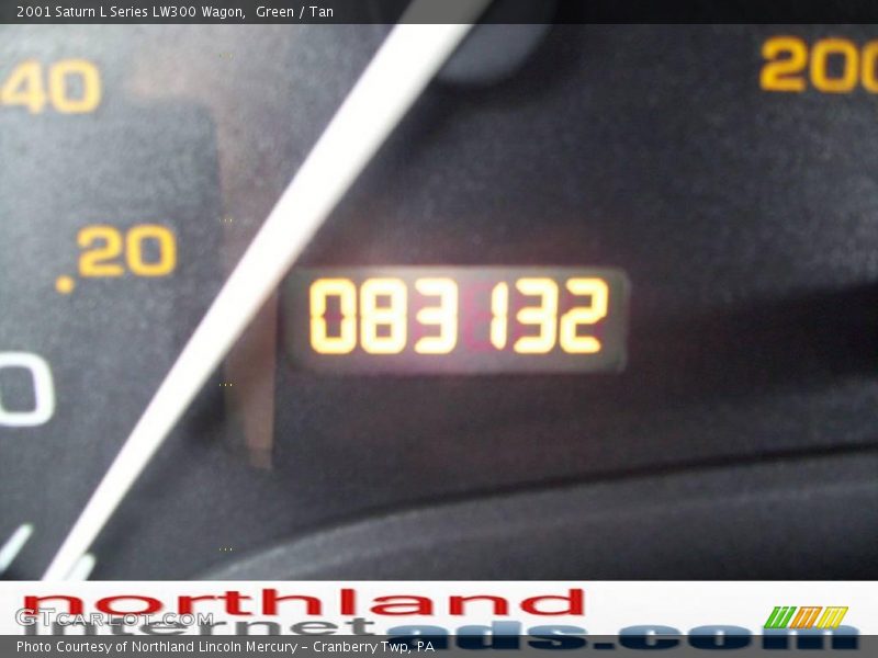 Green / Tan 2001 Saturn L Series LW300 Wagon