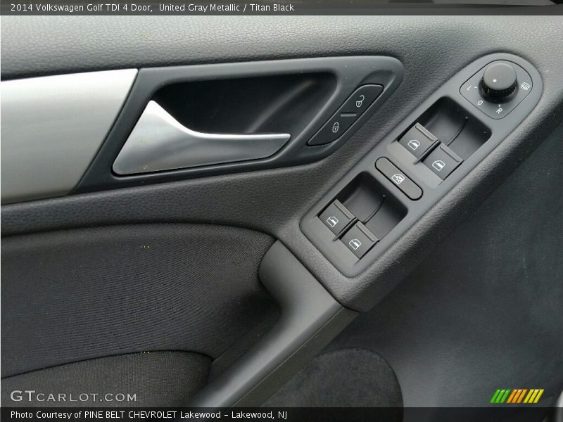 United Gray Metallic / Titan Black 2014 Volkswagen Golf TDI 4 Door