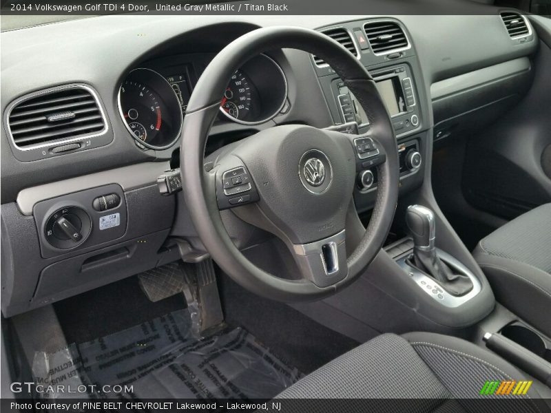 United Gray Metallic / Titan Black 2014 Volkswagen Golf TDI 4 Door