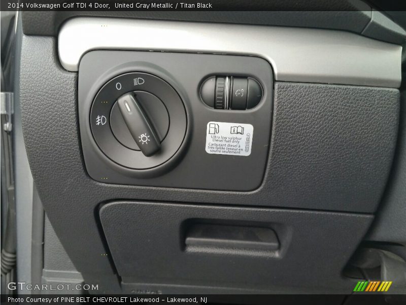 United Gray Metallic / Titan Black 2014 Volkswagen Golf TDI 4 Door