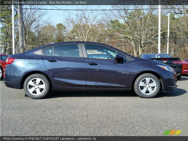 Blue Ray Metallic / Jet Black 2016 Chevrolet Cruze LS Sedan