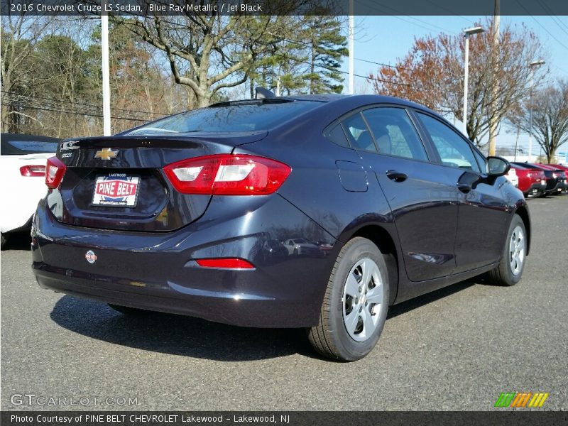 Blue Ray Metallic / Jet Black 2016 Chevrolet Cruze LS Sedan