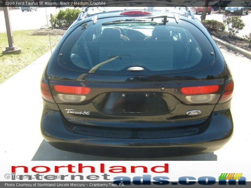 Black / Medium Graphite 1998 Ford Taurus SE Wagon