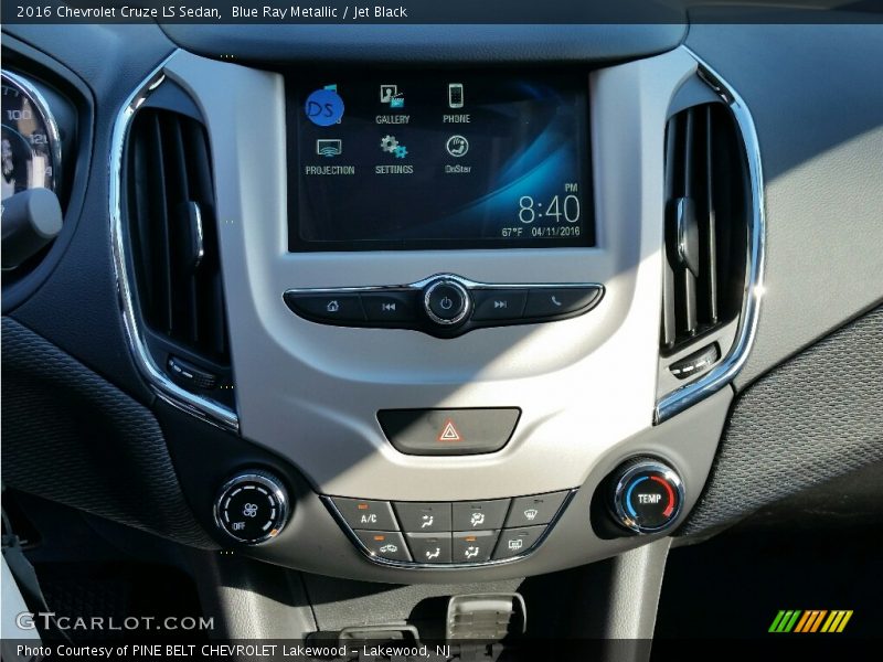 Blue Ray Metallic / Jet Black 2016 Chevrolet Cruze LS Sedan