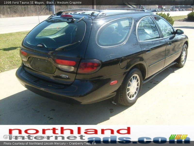 Black / Medium Graphite 1998 Ford Taurus SE Wagon