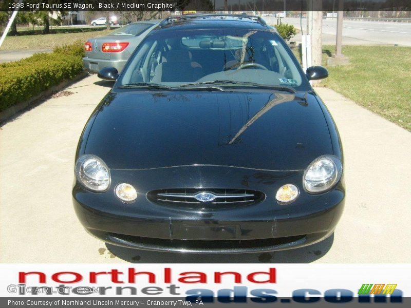 Black / Medium Graphite 1998 Ford Taurus SE Wagon