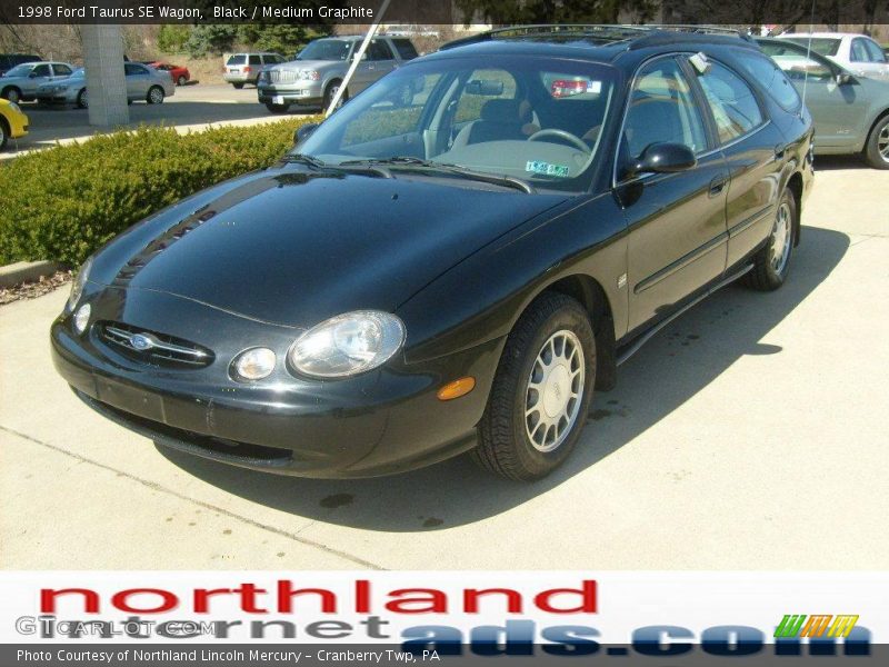 Black / Medium Graphite 1998 Ford Taurus SE Wagon