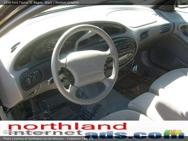 Black / Medium Graphite 1998 Ford Taurus SE Wagon