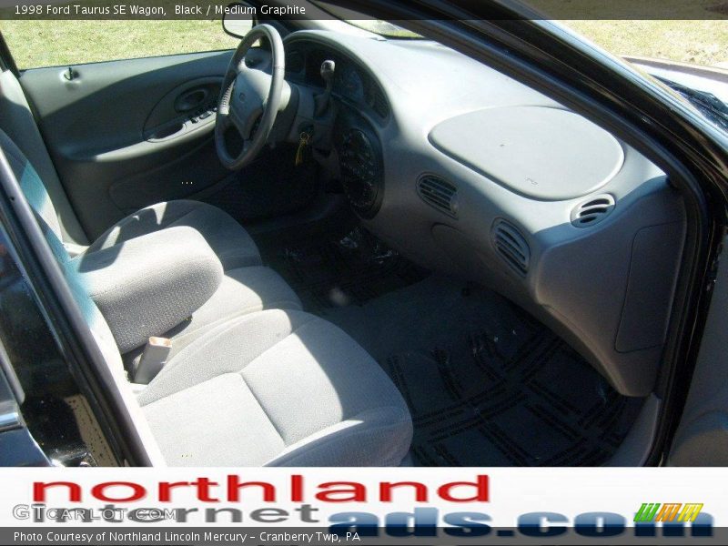 Black / Medium Graphite 1998 Ford Taurus SE Wagon