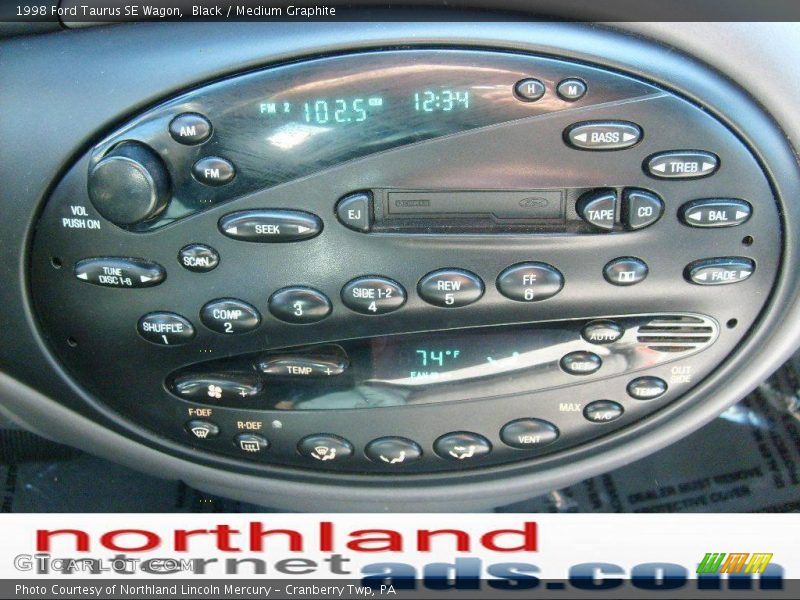 Black / Medium Graphite 1998 Ford Taurus SE Wagon