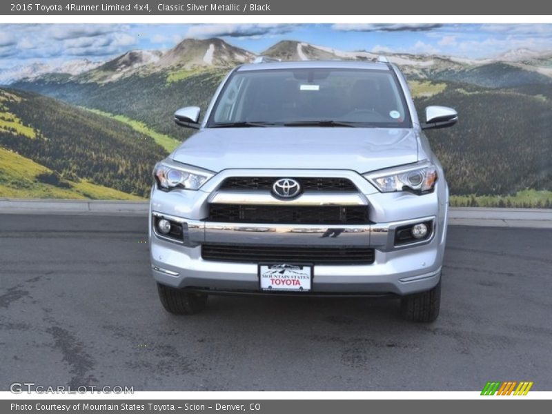 Classic Silver Metallic / Black 2016 Toyota 4Runner Limited 4x4