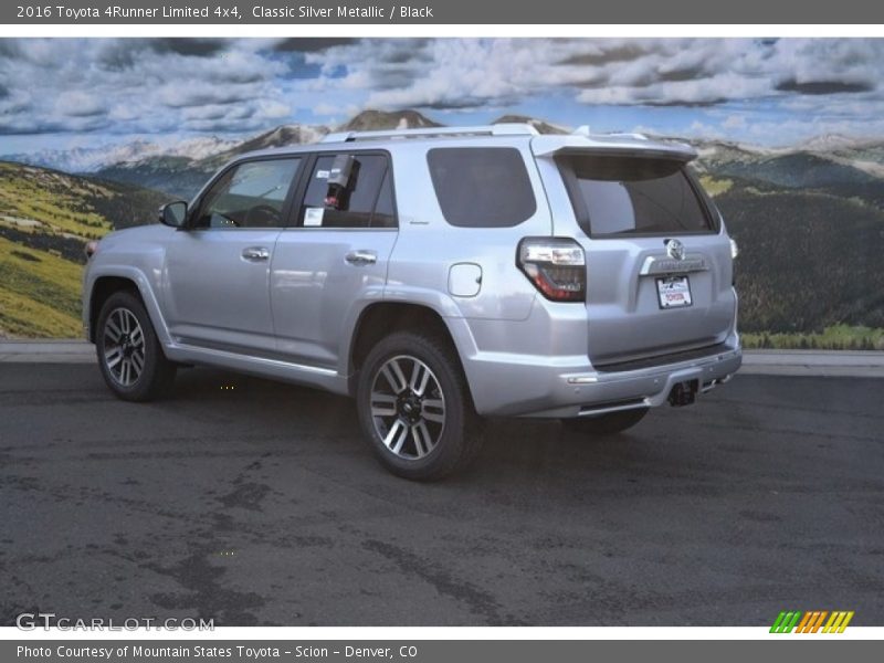Classic Silver Metallic / Black 2016 Toyota 4Runner Limited 4x4