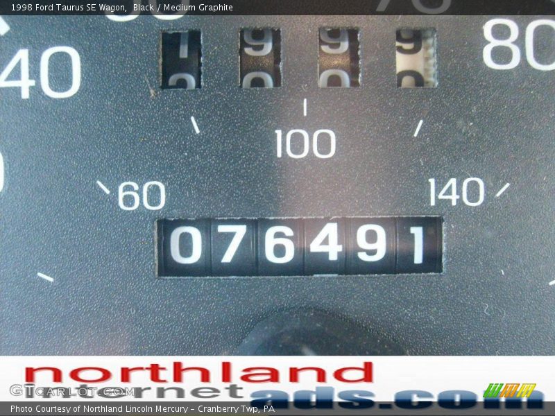Black / Medium Graphite 1998 Ford Taurus SE Wagon
