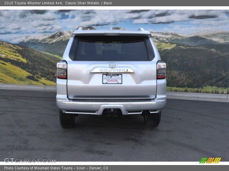 Classic Silver Metallic / Black 2016 Toyota 4Runner Limited 4x4