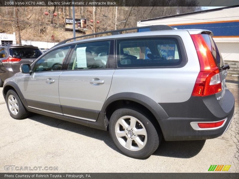 Electric Silver Metallic / Anthracite Black 2008 Volvo XC70 AWD