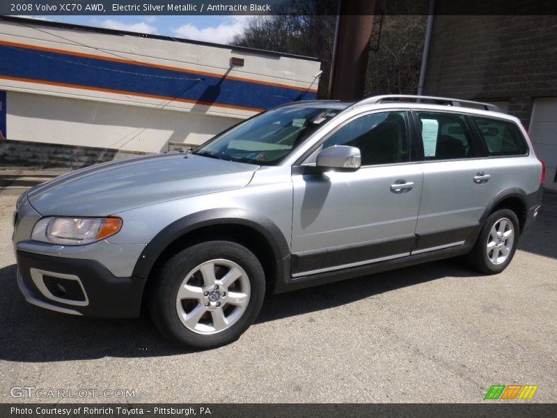 Electric Silver Metallic / Anthracite Black 2008 Volvo XC70 AWD