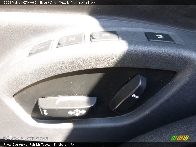 Electric Silver Metallic / Anthracite Black 2008 Volvo XC70 AWD