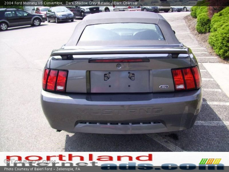 Dark Shadow Grey Metallic / Dark Charcoal 2004 Ford Mustang V6 Convertible