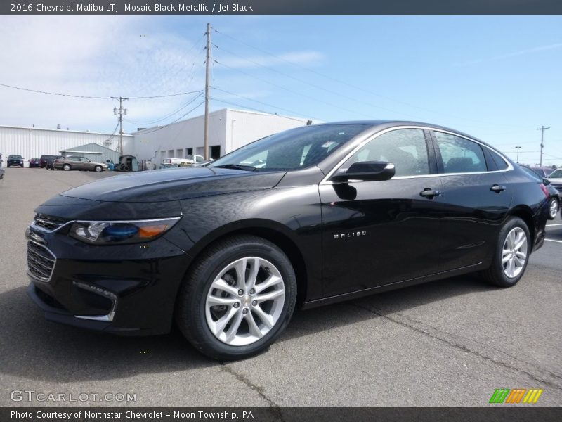 Mosaic Black Metallic / Jet Black 2016 Chevrolet Malibu LT