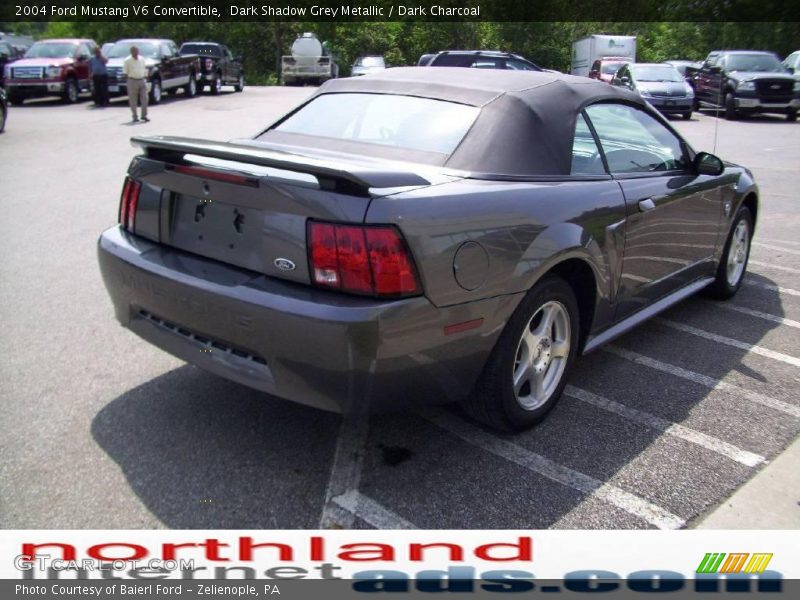 Dark Shadow Grey Metallic / Dark Charcoal 2004 Ford Mustang V6 Convertible