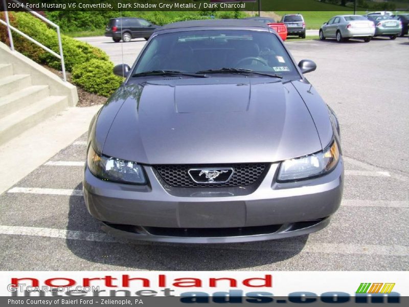 Dark Shadow Grey Metallic / Dark Charcoal 2004 Ford Mustang V6 Convertible