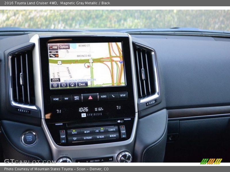 Magnetic Gray Metallic / Black 2016 Toyota Land Cruiser 4WD