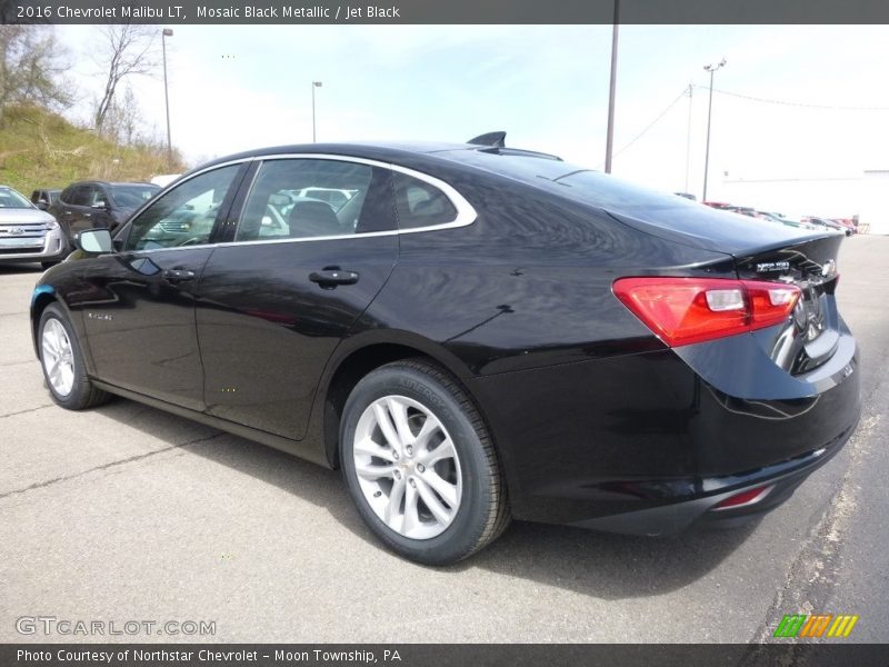 Mosaic Black Metallic / Jet Black 2016 Chevrolet Malibu LT