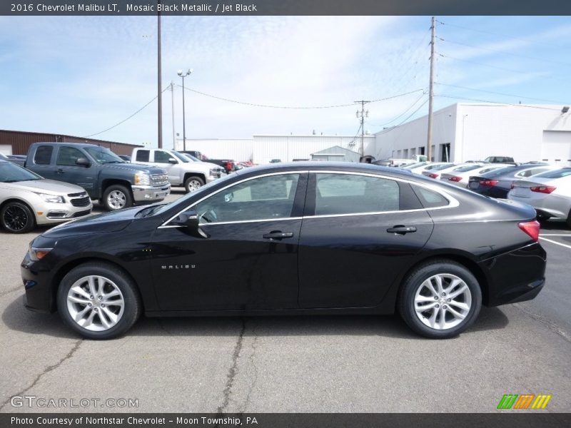 Mosaic Black Metallic / Jet Black 2016 Chevrolet Malibu LT
