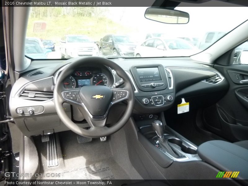 Mosaic Black Metallic / Jet Black 2016 Chevrolet Malibu LT
