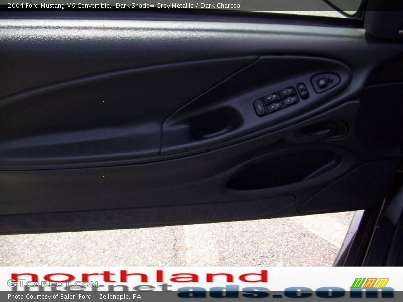 Dark Shadow Grey Metallic / Dark Charcoal 2004 Ford Mustang V6 Convertible