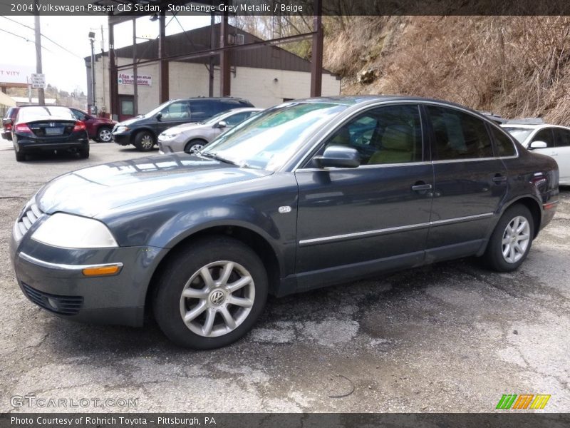Stonehenge Grey Metallic / Beige 2004 Volkswagen Passat GLS Sedan