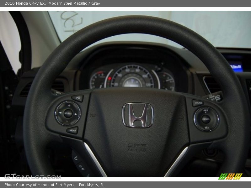 Modern Steel Metallic / Gray 2016 Honda CR-V EX