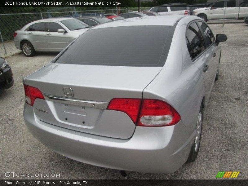 Alabaster Silver Metallic / Gray 2011 Honda Civic DX-VP Sedan