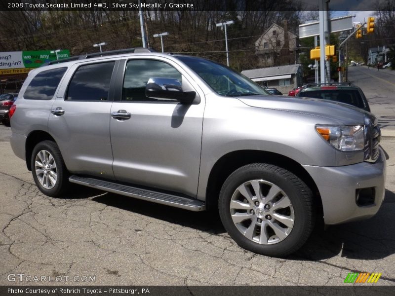 Silver Sky Metallic / Graphite 2008 Toyota Sequoia Limited 4WD