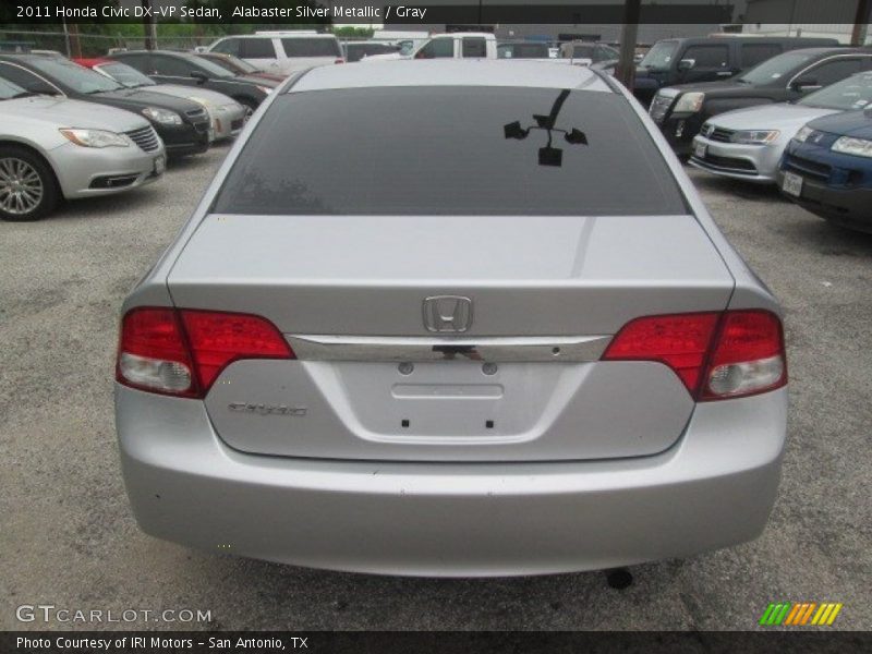 Alabaster Silver Metallic / Gray 2011 Honda Civic DX-VP Sedan